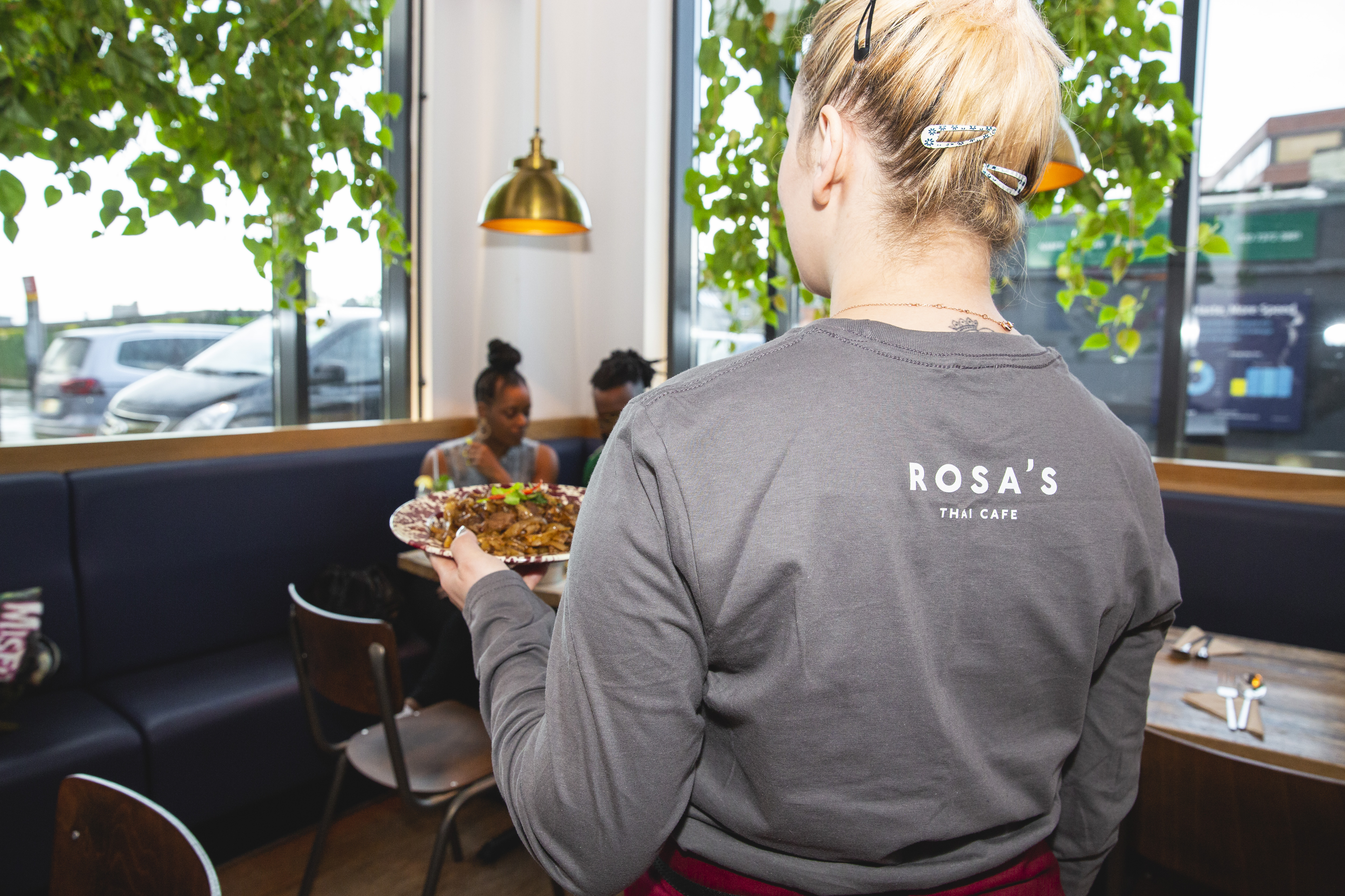 Rosa's Thai Cafe photo promotion shoot
